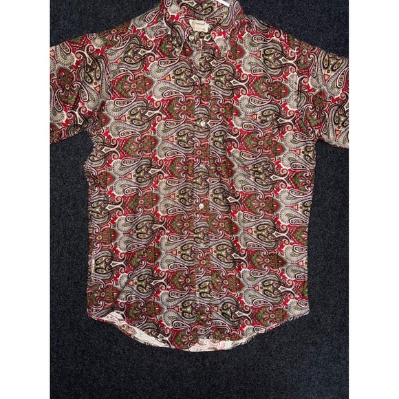 1960s Penny's Towncraft Paisley Button-Up Medium - Picture 5 of 7